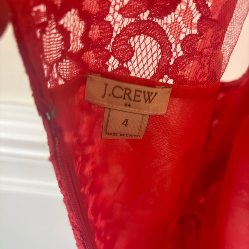 J. Crew Sleeveless Lace Sheath Dress - Picture 8 of 8